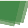 Обложки пластиковые для переплета, А4, КОМПЛЕКТ 100 шт., 200 мкм, прозрачно-зеленые, BRAUBERG, 530832
