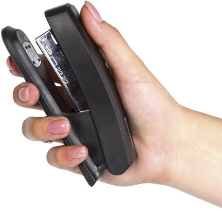 Степлер №24/6, 26/6 BRAUBERG "Standard", до 25 листов, черный, 226851