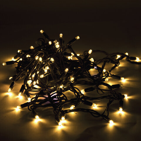 Электрогирлянда-нить уличная "Heavy Rain" 10 м, 100 LED, теплый белый, 220 V, ЗОЛОТАЯ СКАЗКА, 591295