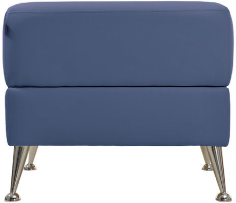 Кресло мягкое "Норд", "V-700", 820х720х730 мм, c подлокотниками, экокожа, голубое