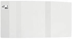 Обложка ПВХ для учебников, ЮНЛАНДИЯ, С ЗАКЛАДКОЙ, универсальная, 110 мкм, 233х450 мм, штрих-код, 229319