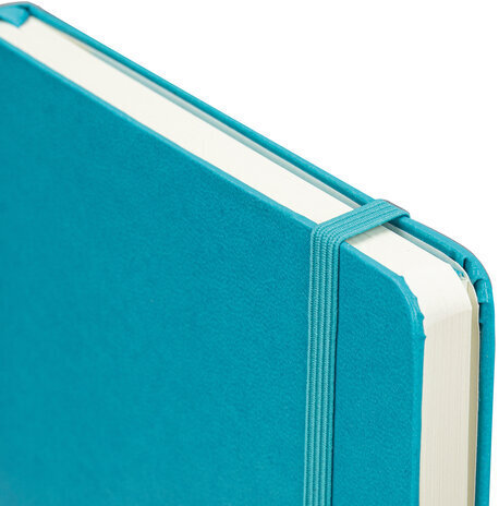 Блокнот А5 (130х210 мм), BRAUBERG ULTRA, балакрон, 80 г/м2, 96 л., в точку, бирюзовый, 113043