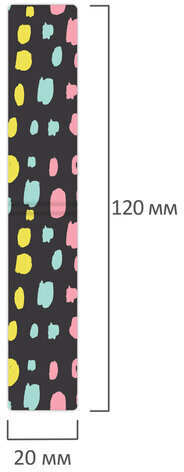 Закладки для книг МАГНИТНЫЕ, "GEOMETRY", набор 30 шт., 60x20 мм, BRAUBERG, 113177