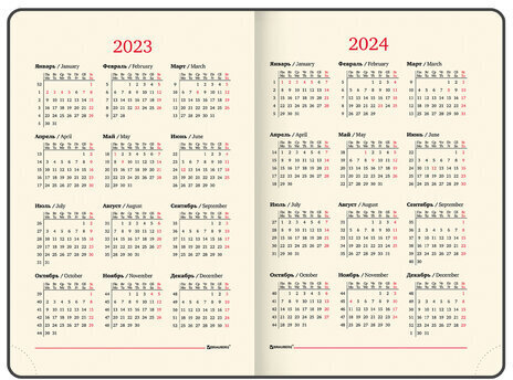 Ежедневник датированный 2023 А5 138x213 мм BRAUBERG "Comodo", под кожу, коричневый, 114016