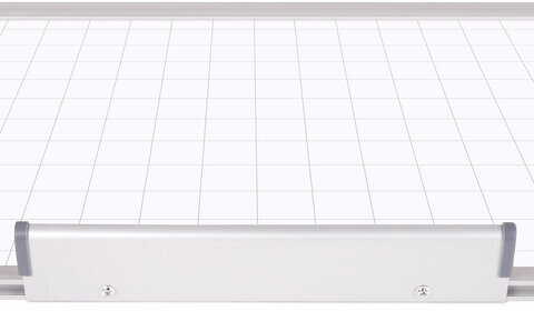 Доска магнитно-маркерная В КЛЕТКУ, 60х90 см, алюминиевая рамка, BRAUBERG "Extra", 237563