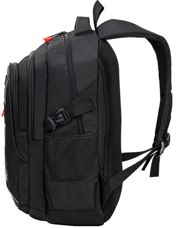 Рюкзак BRAUBERG CONTENT универсальный, 2 отделения, светоотражающий принт, "Figures", 47х33х18 см, 270765