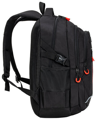 Рюкзак BRAUBERG CONTENT универсальный, 2 отделения, светоотражающий принт, "Figures", 47х33х18 см, 270765