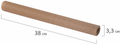 Бумага для выпечки профессиональная силиконизированная 38 см х 8 м, 39 г/м2, LAIMA, 607796