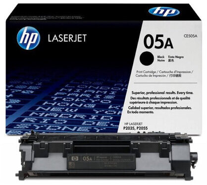 Картридж лазерный HP (CE505A) LaserJet P2035/P2055 и другие, №05А, оригинальный, ресурс 2300 стр.