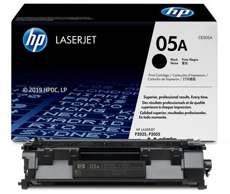 Картридж лазерный HP (CE505A) LaserJet P2035/P2055 и другие, №05А, оригинальный, ресурс 2300 стр.