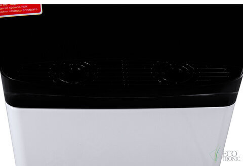 Кулер-водонагреватель БЕЗ ОХЛАЖДЕНИЯ ECOTRONIC J1-LCN XS, напольный, шкаф, 2 крана, белый, 12091