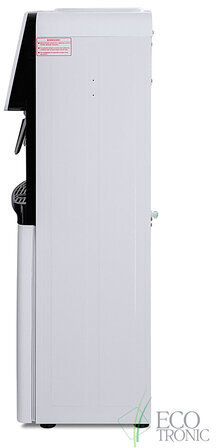 Кулер-водонагреватель БЕЗ ОХЛАЖДЕНИЯ ECOTRONIC J1-LCN XS, напольный, шкаф, 2 крана, белый, 12091