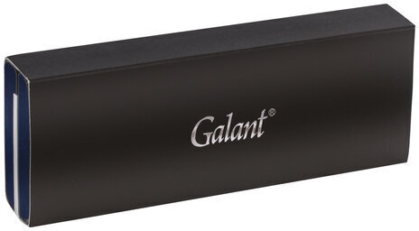 Ручка подарочная перьевая GALANT "VERSUS", корпус золотистый, детали золотистые, узел 0,8 мм, синяя, 143528