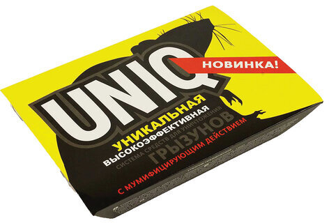 Средство для уничтожения грызунов мумифицирующее гель+гранулы UNIQ, UN250