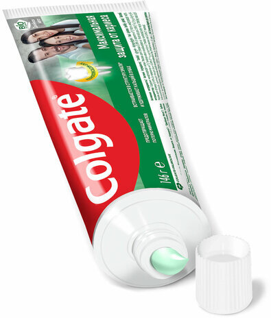 Зубная паста 100 мл COLGATE "Двойная мята", защита от кариеса, с фторидом и кальцием, 7891024149027