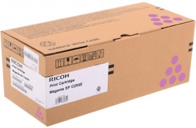 Тонер-картридж лазерный RICOH (SP C250E) SPC250/C260/C261, пурпурный, оригинальный, ресурс 1600 страниц, 407545