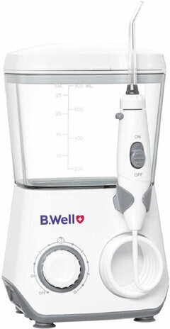 Ирригатор для полости рта (НДС 10%) B.WELL WI-933, стационарный, емкость резерв 0,8 л, 8 насадок, белый