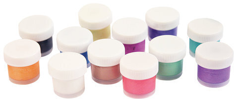 Краски акриловые перламутровые ЛУЧ, 12 цветов по 20 мл, в баночках, 22С 1412-08