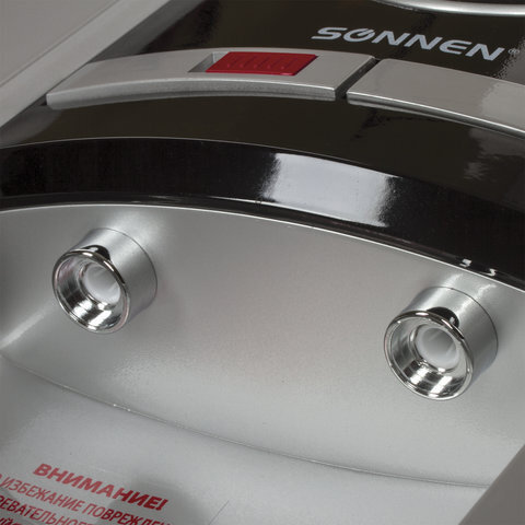 Кулер для воды SONNEN FEB-02, напольный, НАГРЕВ/ОХЛАЖДЕНИЕ ЭЛЕКТРОННОЕ, шкаф, 2 крана, серебристый/черный, 453982