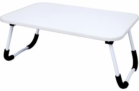 Столик складной для ноутбука/завтрака BRABIX BT-002 (600х400х265 мм), белый, 532902