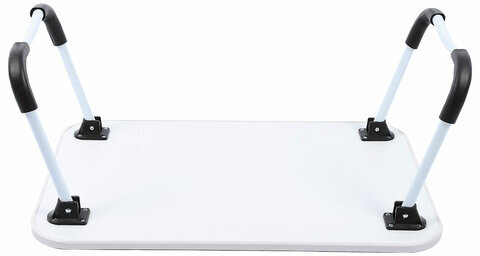 Столик складной для ноутбука/завтрака BRABIX BT-002 (600х400х265 мм), белый, 532902