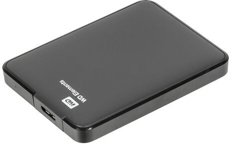 Внешний жесткий диск WD Elements Portable 2TB, 2.5", USB 3.0, черный, WDBU6Y0020BBK-WESN