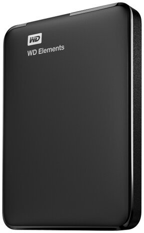 Внешний жесткий диск WD Elements Portable 2TB, 2.5", USB 3.0, черный, WDBU6Y0020BBK-WESN