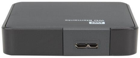 Внешний жесткий диск WD Elements Portable 2TB, 2.5", USB 3.0, черный, WDBU6Y0020BBK-WESN