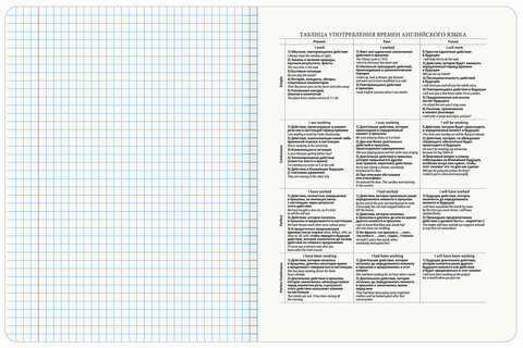 Тетрадь предметная "PASTEL" 48 л., SoftTouch, фольга, АНГЛИЙСКИЙ ЯЗЫК, клетка, BRAUBERG, 404311