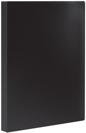 Папка 20 вкладышей STAFF, черная, 0,5 мм, 225693