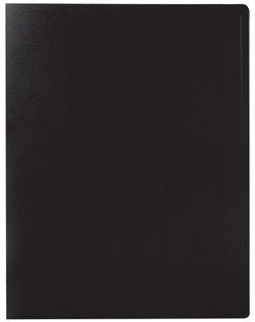 Папка 20 вкладышей STAFF, черная, 0,5 мм, 225693
