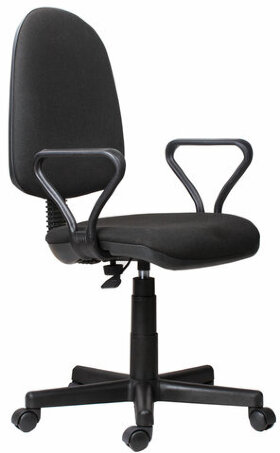 Кресло &quot;Prestige&quot;, с подлокотниками, черное