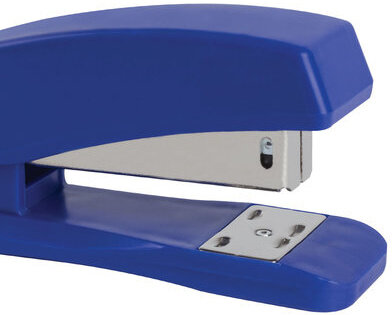 Степлер №24/6, 26/6 STAFF "Basic", до 20 листов, синий, 227406