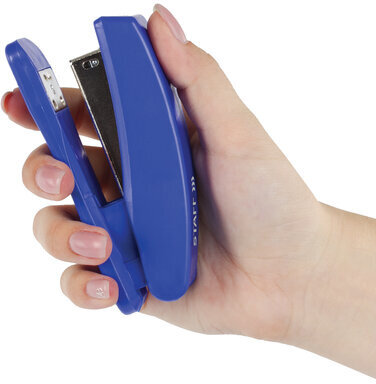 Степлер №24/6, 26/6 STAFF "Basic", до 20 листов, синий, 227406