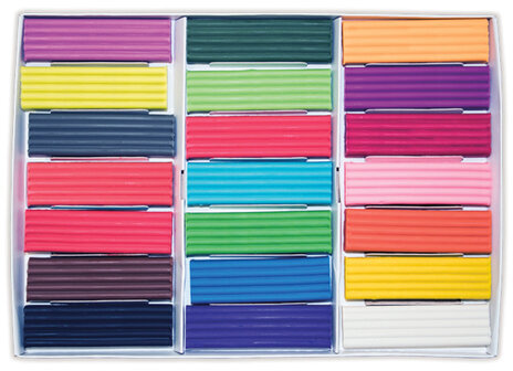 Пластилин детский ЛУЧ "Школа творчества", 21 цвет, 420 г, картонная упаковка, 29С 1765-08