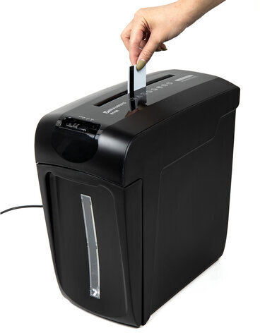 Уничтожитель (шредер) BRAUBERG 810X, 4 уровень секретности, фрагменты 4х37 мм, 8 листов, 10 л, 532148