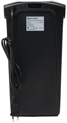 Уничтожитель (шредер) BRAUBERG 810X, 4 уровень секретности, фрагменты 4х37 мм, 8 листов, 10 л, 532148