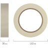 Клейкая лента малярная креппированная 19 мм х 50 м (реальная длина!), профессиональная, BRAUBERG, 228085