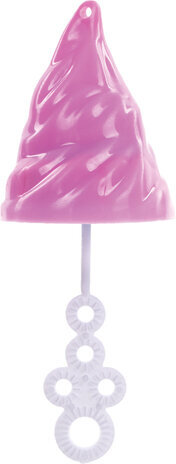 Мыльные пузыри ЮНЛАНДИЯ, 120 мл, "Мороженое", в фигурной баночке, 591176