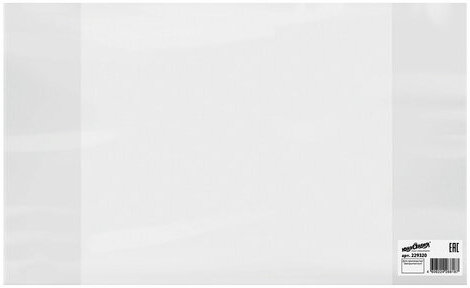 Обложка ПВХ для дневников, учебников младших классов, ЮНЛАНДИЯ, 180 мкм, 225х355 мм, штрих-код, 229320