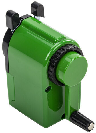 Точилка механическая BRAUBERG "JET", металлический механизм, корпус зеленый, 229571