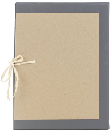 Короб архивный 180х240х330 мм, переплетный картон/бумвинил, завязки, до 1700 л., STAFF, 112160