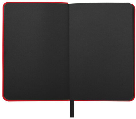 Ежедневник недатированный МАЛЫЙ 100х150 мм А6 BRAUBERG "Metropolis Mix", под кожу, 136 л., красный, 113304