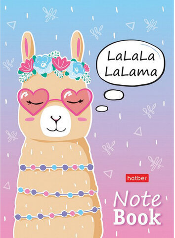 Блокнот МАЛЫЙ ФОРМАТ (105х145мм) А6, 24 л., скоба, мелованная бумага, HATBER, "Милые Создания" (8 дизайнов), 24Б6В1