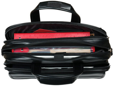 Сумка-портфель BRAUBERG с отделением для ноутбука 15-16", "Dandy", 2 отделения, экокожа, 41х31х15 см, 240511