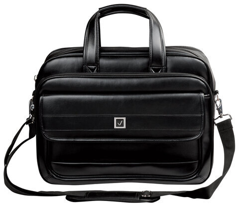Сумка-портфель BRAUBERG с отделением для ноутбука 15-16", "Dandy", 2 отделения, экокожа, 41х31х15 см, 240511