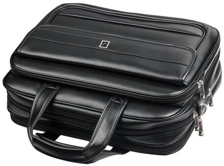 Сумка-портфель BRAUBERG с отделением для ноутбука 15-16", "Dandy", 2 отделения, экокожа, 41х31х15 см, 240511