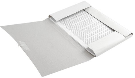 Папка для бумаг с завязками картонная мелованная ОФИСМАГ, гарантированная плотность 320 г/м2, до 200 листов, 124568