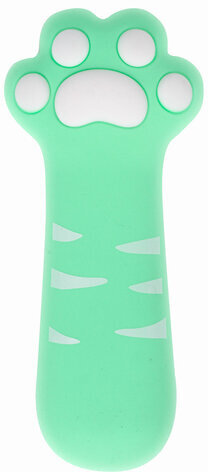 Пенал-косметичка ЮНЛАНДИЯ на молнии, силикон, &quot;Paw Mint&quot;, мятный, 20х7 см, 270056