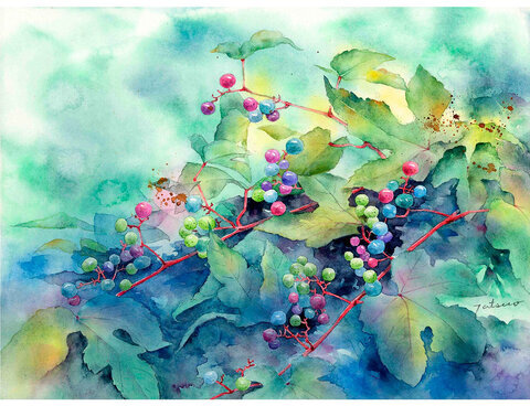 Краски акварельные BRAUBERG "МАГИЯ ЦВЕТА NEW", медовые, 24 цвета, круглые кюветы, пластиковый пенал, 192365